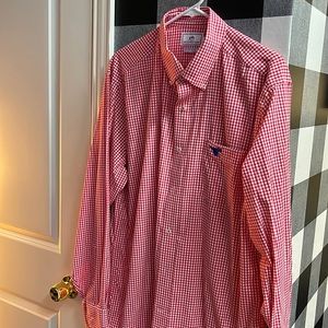 Southern Tide Large SMU red button down